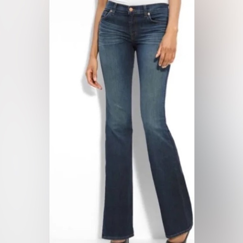 J Brand Bailey Boot cut Mid Rise Jeans In Mayflower Size 25